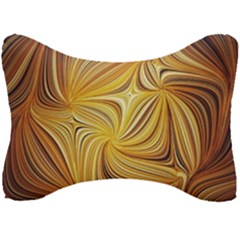 Electric Field Art L Seat Head Rest Cushion by okhismakingart