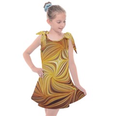 Electric Field Art L Kids  Tie Up Tunic Dress