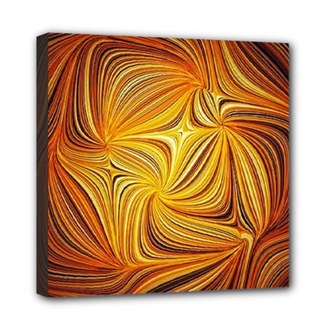 Electric Field Art Li Mini Canvas 8  X 8  (stretched) by okhismakingart