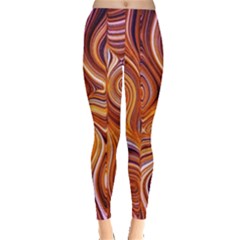 Electric Field Art Liii Leggings  by okhismakingart