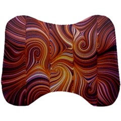 Electric Field Art Liv Head Support Cushion by okhismakingart