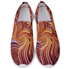 Electric Field Art Liv Men s Slip On Sneakers by okhismakingart