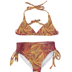 Electric Field Art Lv Kids  Classic Bikini Set by okhismakingart