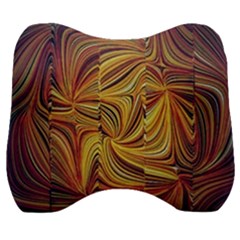 Electric Field Art Lvi Velour Head Support Cushion by okhismakingart