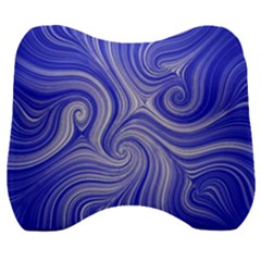 Electric Field Art Lvii Velour Head Support Cushion by okhismakingart