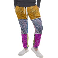 Electric Field Art Collage Ii Men s Jogger Sweatpants