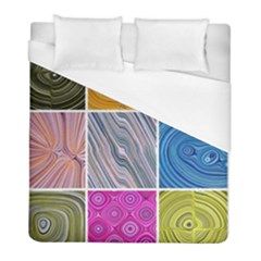 Electric Field Art Collage Ii Duvet Cover (full/ Double Size) by okhismakingart