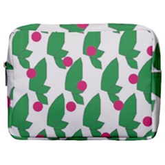 Feuilles Et Pois Make Up Pouch (large) by perlette