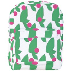 Feuilles Et Pois Full Print Backpack by perlette