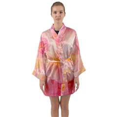 Wonderful Floral Design, Soft Colors Long Sleeve Kimono Robe by FantasyWorld7