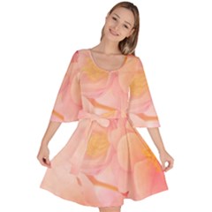 Wonderful Floral Design, Soft Colors Velour Kimono Dress by FantasyWorld7