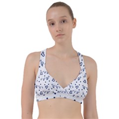 Duck Family Blue Pattern Sweetheart Sports Bra