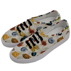 Sea World Vintage Pattern Men s Classic Low Top Sneakers by Valentinaart