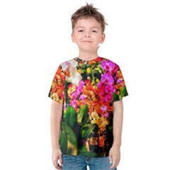 Orchids in the Market Kids  Cotton Tee