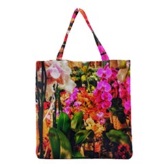 Orchids in the Market Grocery Tote Bag