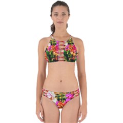 Orchids in the Market Perfectly Cut Out Bikini Set