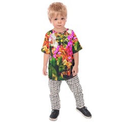 Orchids in the Market Kids  Raglan Tee