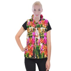 Orchids in the Market Women s Button Up Vest