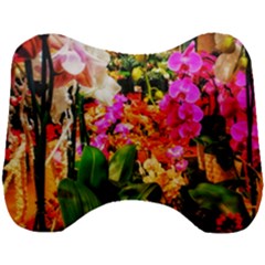 Orchids in the Market Head Support Cushion