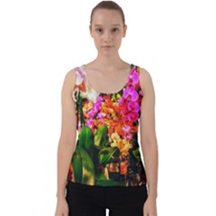 Orchids in the Market Velvet Tank Top