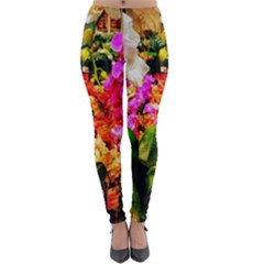 Orchids in the Market Lightweight Velour Leggings