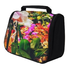 Orchids in the Market Full Print Travel Pouch (Small)