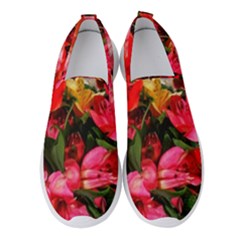 Lovely Lilies  Women s Slip On Sneakers by okhismakingart