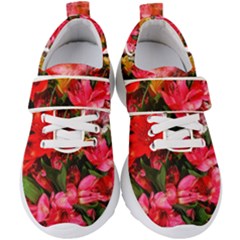 Lovely Lilies  Kids  Velcro Strap Shoes by okhismakingart