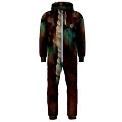 Abstract: Hallway Hooded Jumpsuit (men)  by okhismakingart