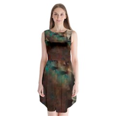 Abstract: Hallway Sleeveless Chiffon Dress   by okhismakingart