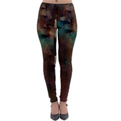 Abstract: Hallway Lightweight Velour Leggings by okhismakingart