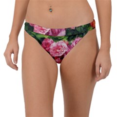 Summer Roses Band Bikini Bottom by okhismakingart