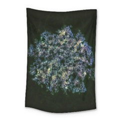 Queen Annes Lace In Blue And Yellow Small Tapestry by okhismakingart