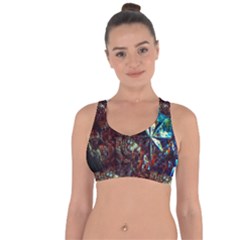 Chamber Of Reflection Cross String Back Sports Bra by okhismakingart