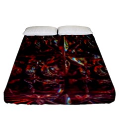 Crystal Star  Fitted Sheet (california King Size) by okhismakingart