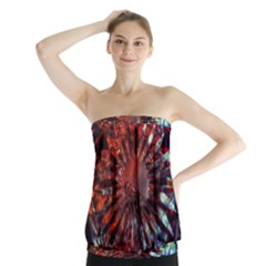 Crystal Daisy Strapless Top by okhismakingart