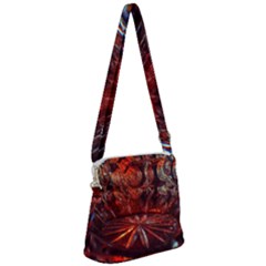 Glass Geometries  Zipper Messenger Bag by okhismakingart