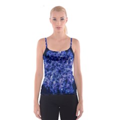 Queen Annes Lace In Blue Spaghetti Strap Top by okhismakingart