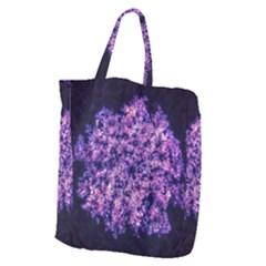 Queen Annes Lace In Purple And White Giant Grocery Tote by okhismakingart