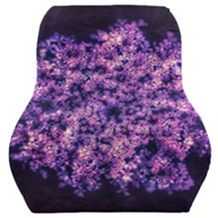 Queen Annes Lace In Purple And White Car Seat Back Cushion  by okhismakingart