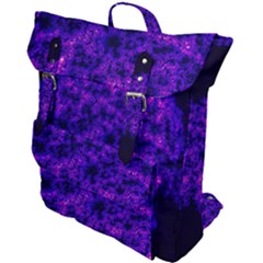 Queen Annes Lace In Blue And Purple Buckle Up Backpack by okhismakingart