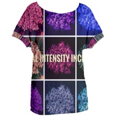 Floral Intensity Increases  Women s Oversized Tee by okhismakingart