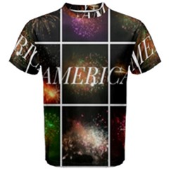 America Men s Cotton Tee by okhismakingart