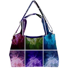 Closing Queen Annes Lace Collage (horizontal) Double Compartment Shoulder Bag by okhismakingart