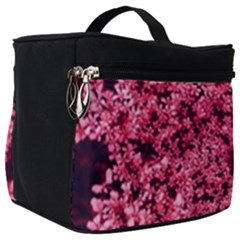 Queen Annes Lace In Red Part Ii Make Up Travel Bag (big) by okhismakingart