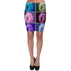 Closing Queen Annes Lace Collage (Vertical) Bodycon Skirt