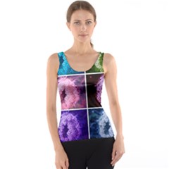 Closing Queen Annes Lace Collage (vertical) Tank Top by okhismakingart