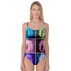 Closing Queen Annes Lace Collage (Vertical) Camisole Leotard 