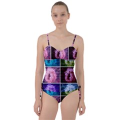 Closing Queen Annes Lace Collage (Vertical) Sweetheart Tankini Set