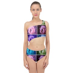 Closing Queen Annes Lace Collage (vertical) Spliced Up Two Piece Swimsuit by okhismakingart